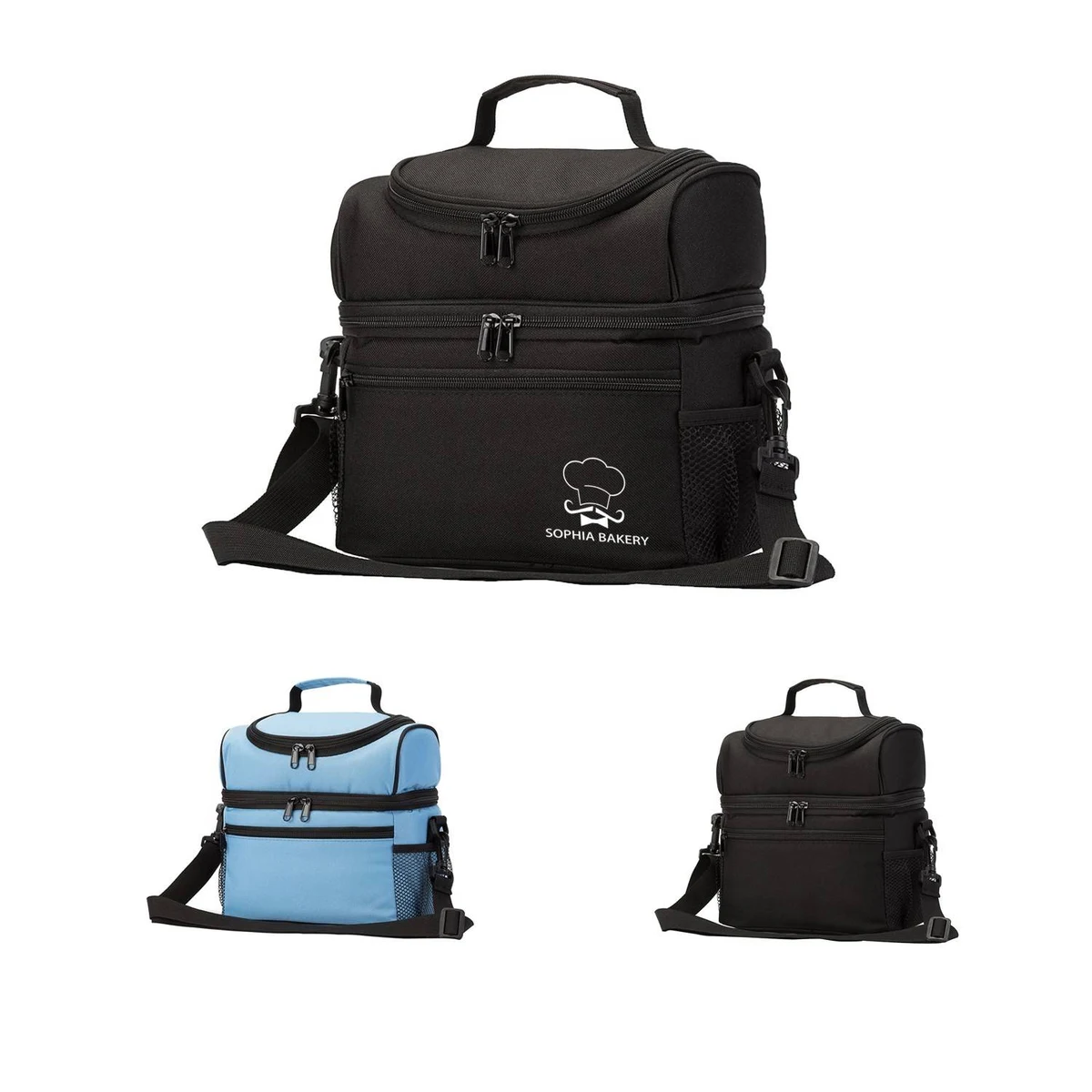 Dual Compartment Lunch Cooler Bag 1