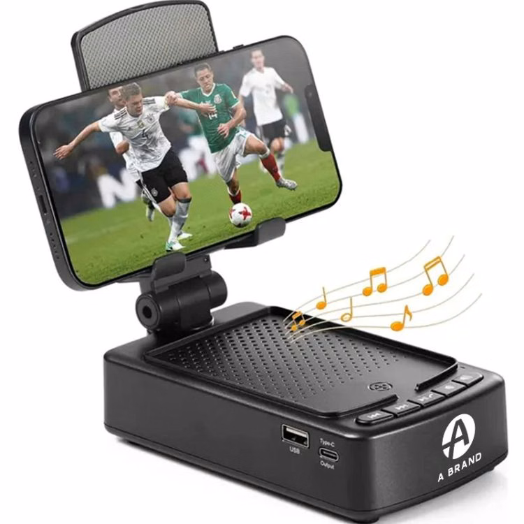 Phone Stand with Wireless Bluetooth Speaker