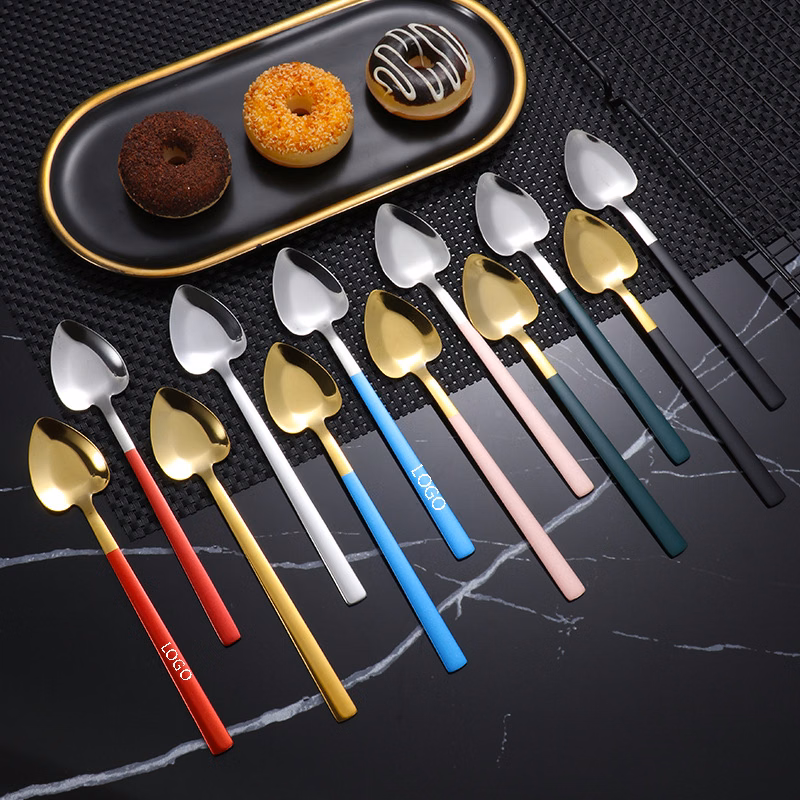Stainless Steel Heart Coffee Spoons Ice Cream Scoop