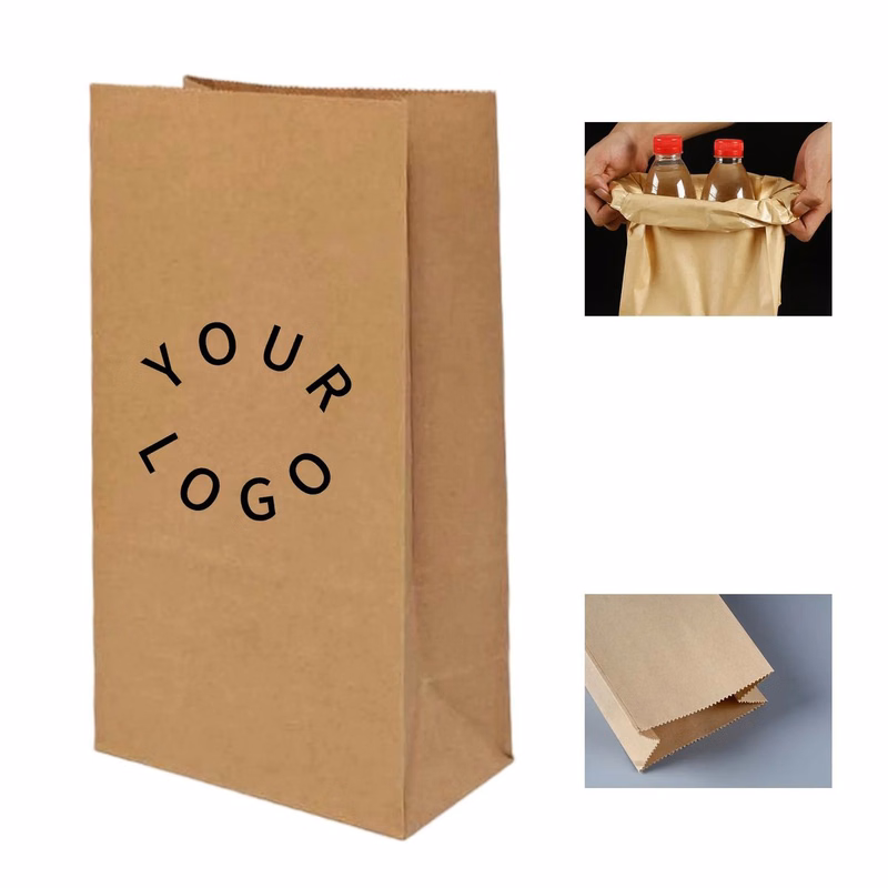Takeaway Paper Bag for Sandwiches and Pastries