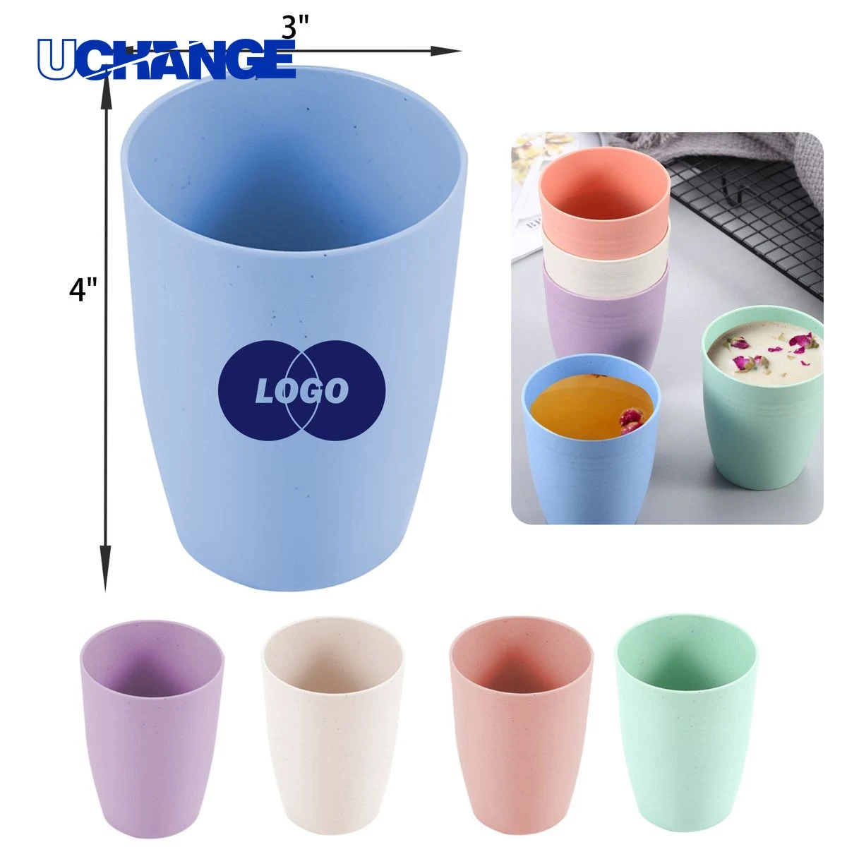 Wheat Straw Mouthwash Cup 1