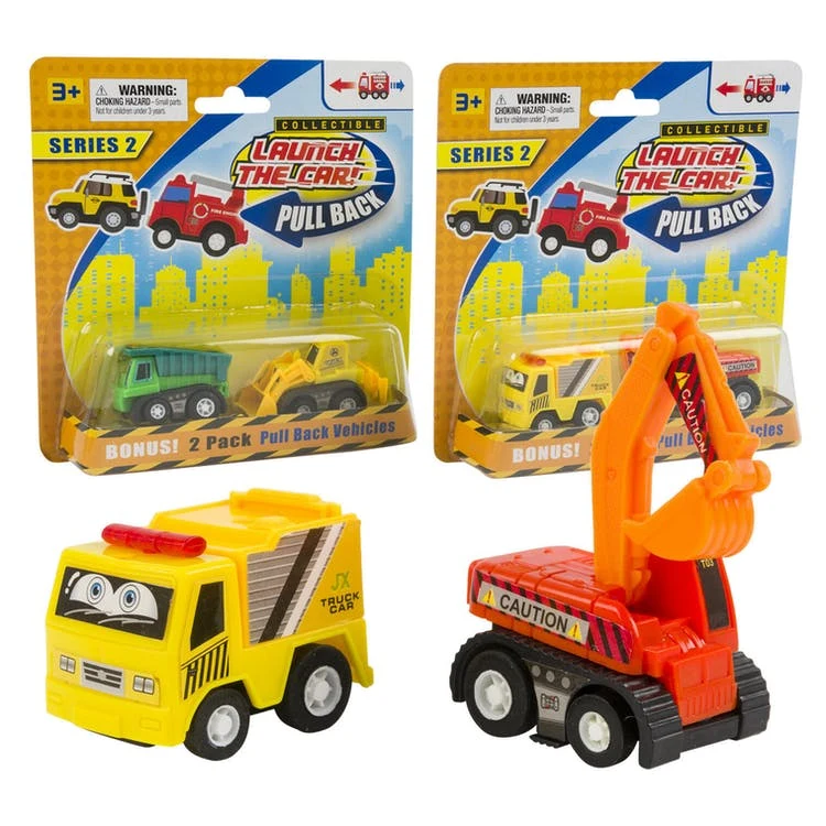 Construction Vehicle Sets - 2 Styles Ages 3+ 1
