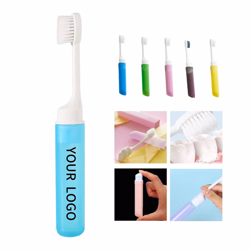 Compact Folding Travel Toothbrush
