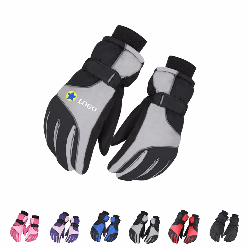 MOQ 10 pcs Waterproof Ski Gloves