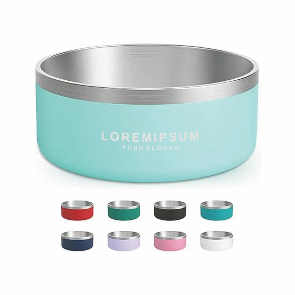 Stainless Steel Dog Bowl - Metal Water and Food Dish for Large Dogs, Insulated, Non-Slip, Easy Clean 1