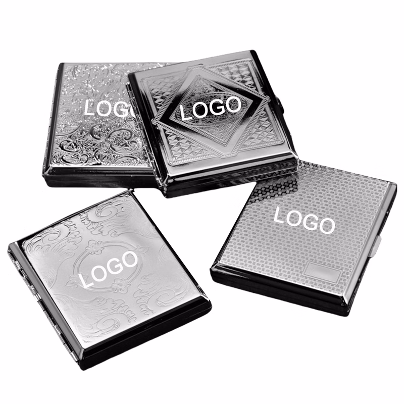 Stainless Steel Engraved Cigarette Case