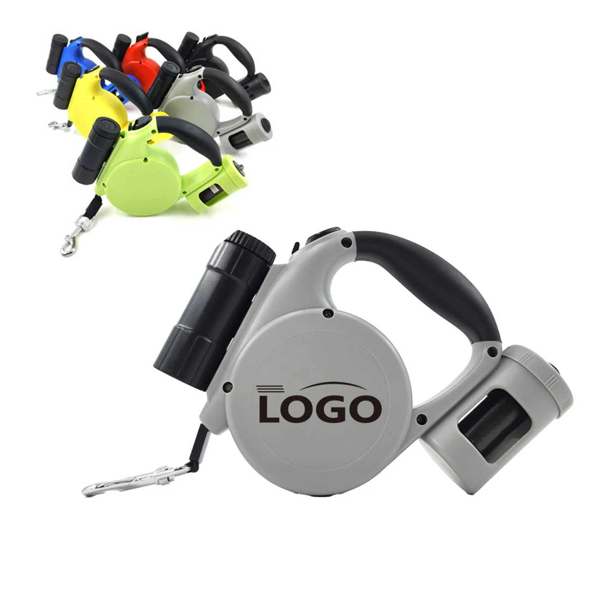 MOQ 20 Heavy-Duty Nylon Dog Retractable Leash 1