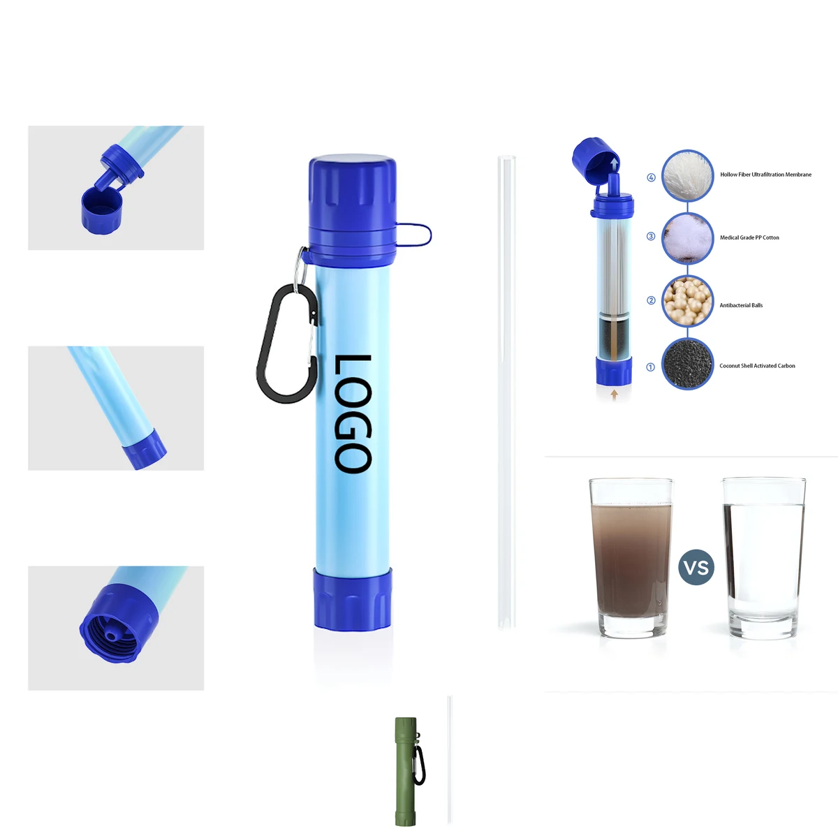 Camping Lightweight Fast-Filter Straw 1