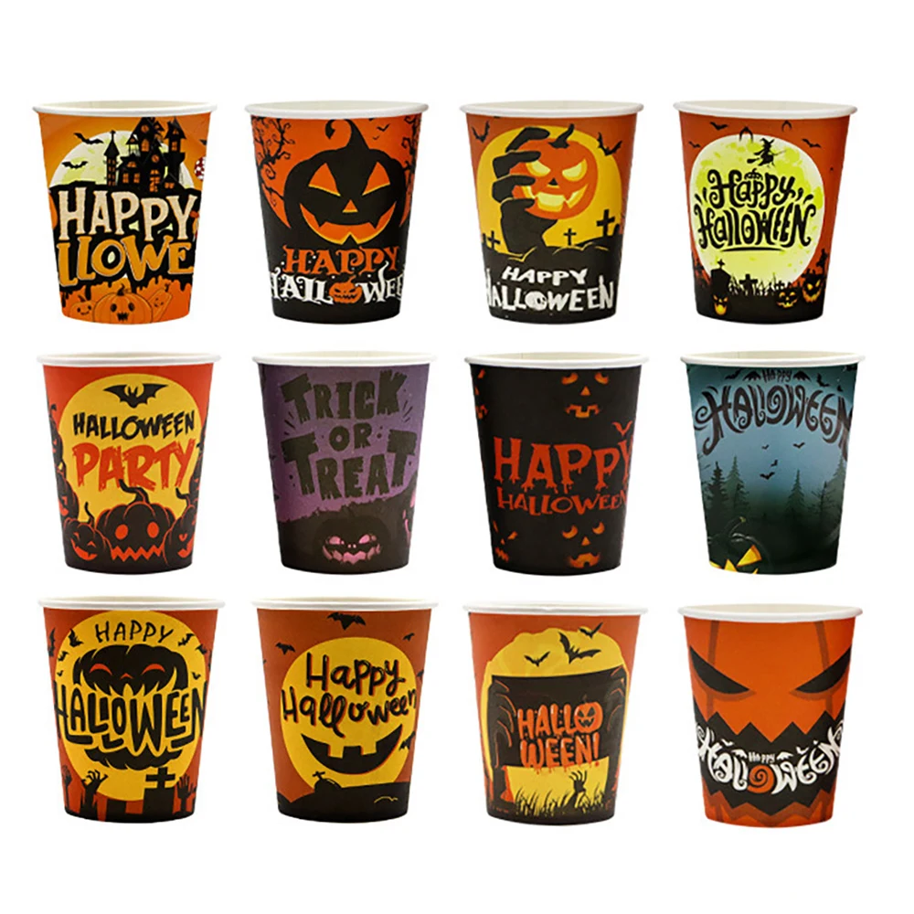 9 Oz Halloween Disposbale Paper Cup 1