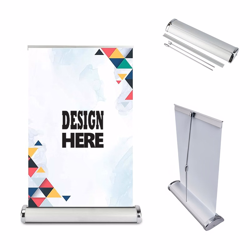 Retractable Tabletop Banner Display