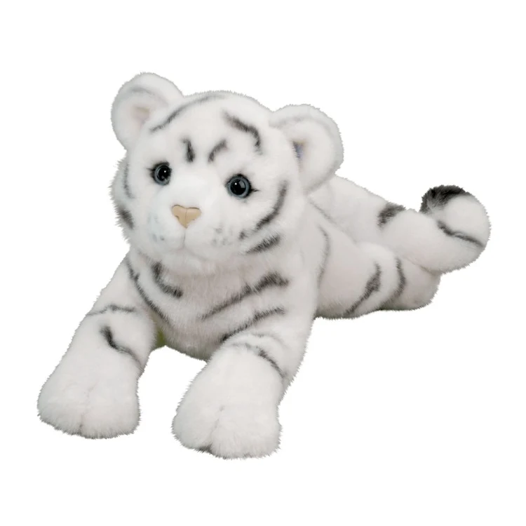 Zahara DLux White Tiger Stuffed Animal 1