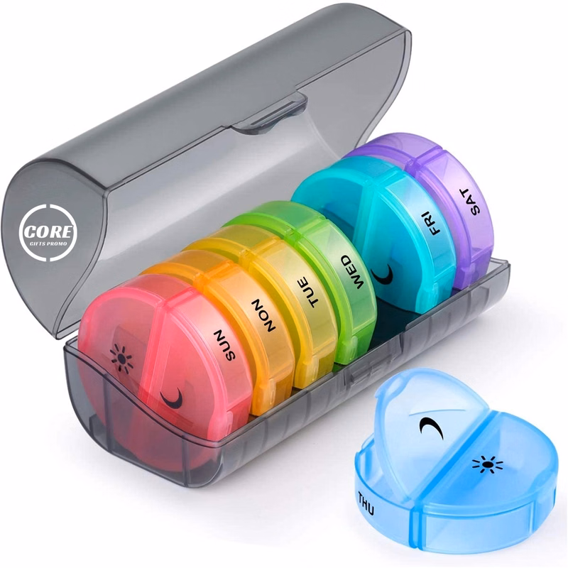 Weekly Pill Organizer 7 Day 2 Times a Daily Cases
