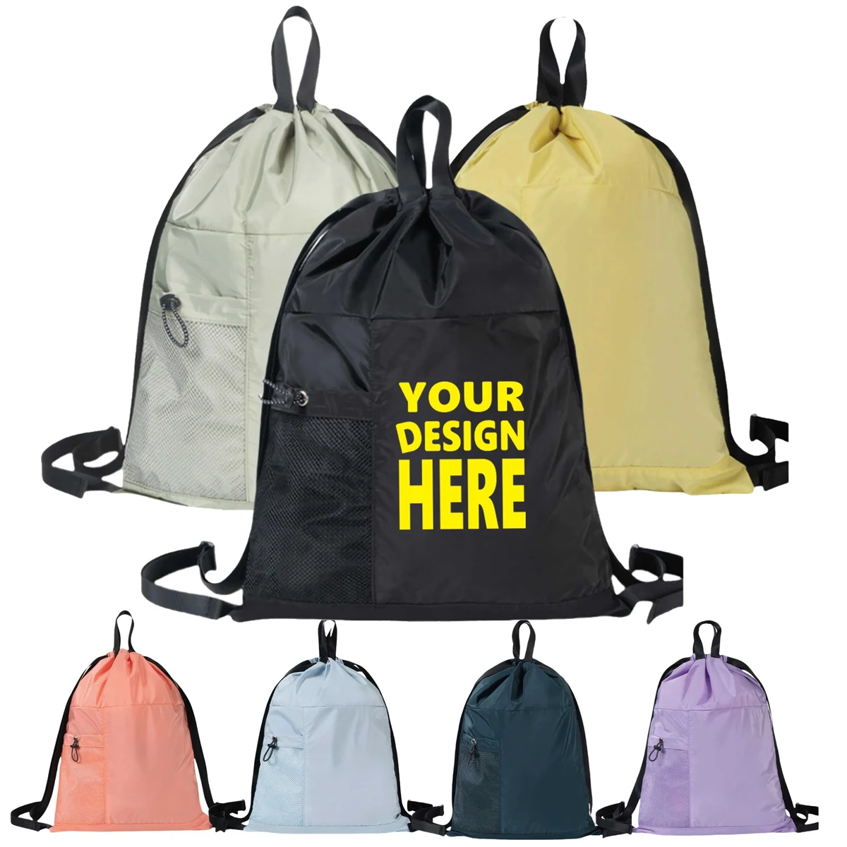 Large Capacity Drawstring Gym Bag 1