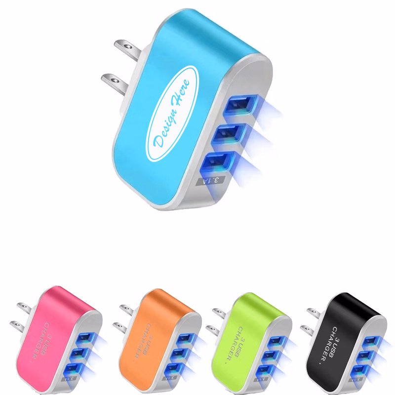 Versatile USB Charger for Phones & Tablets Compact Design