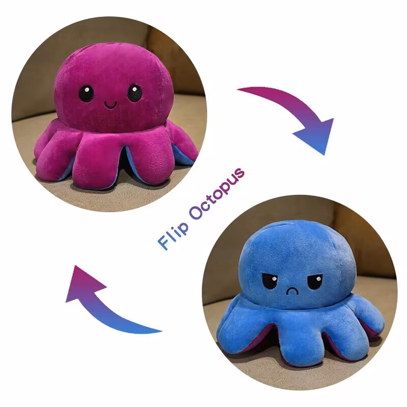 Reversible Plushies Toys 50 cm