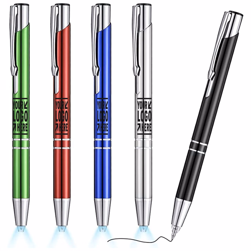 Led Light Pen Light Ballpoint Pen