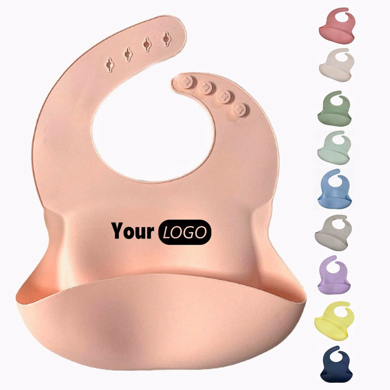 Soft Adjustable Silicone Baby Bib