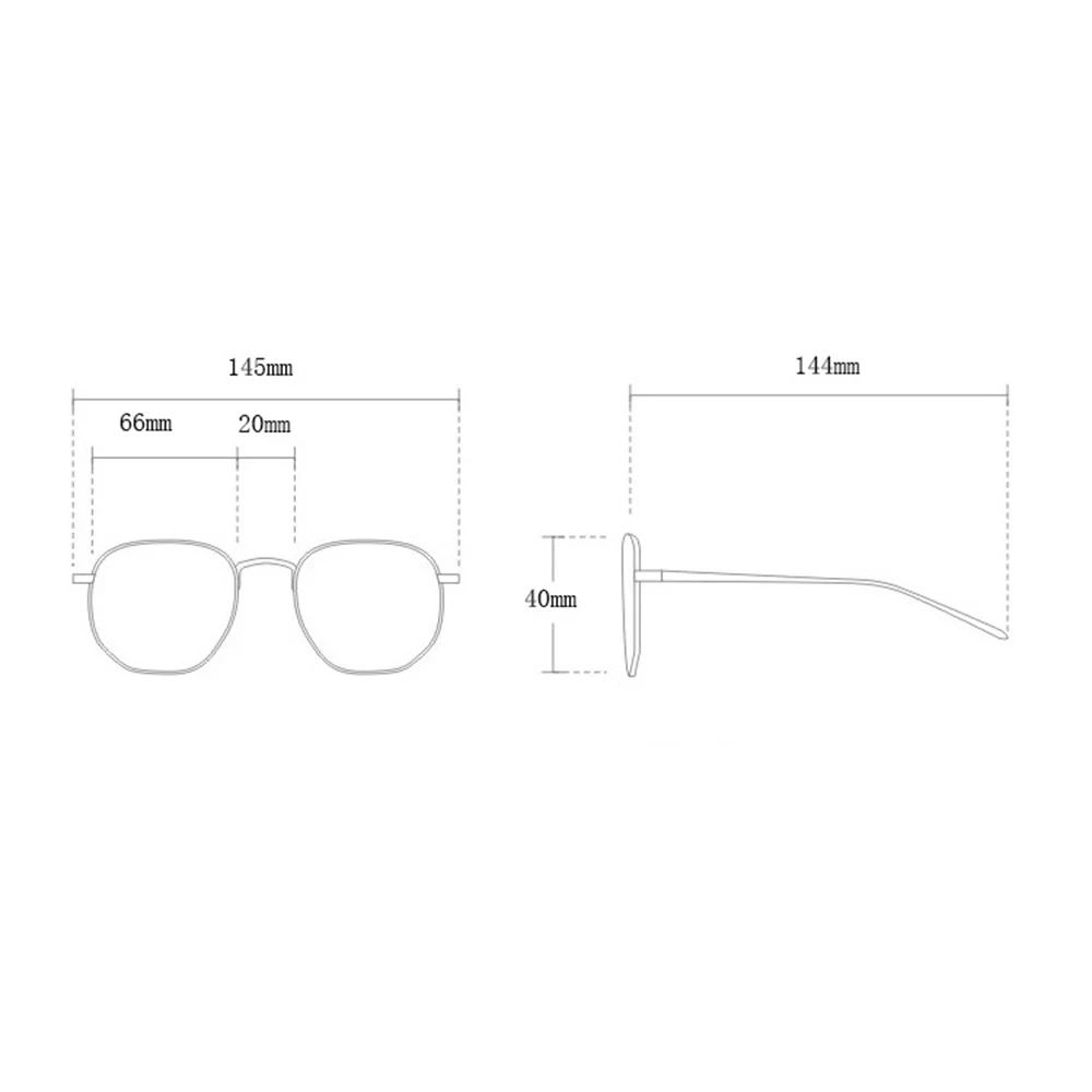 Simple retro sunglasses 1