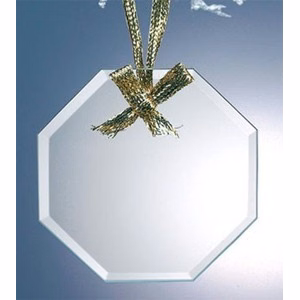 Jade Glass Octagon Ornament