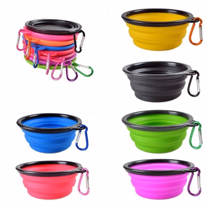 Collapsible Silicone Travel Dog Bowl