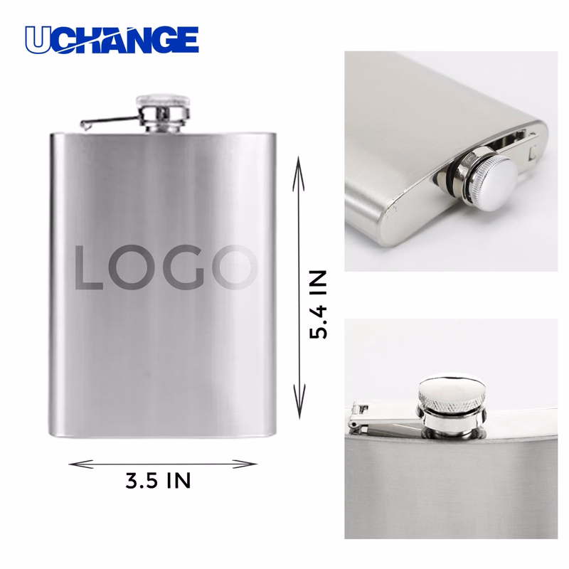 Portable Stainless Steel Hip Flask Container (8OZ)