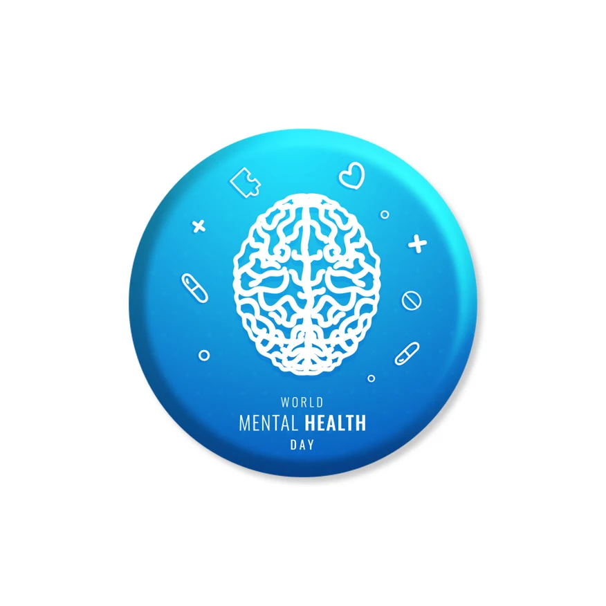 Metal Buttons circle (1.5") Four colour process 1