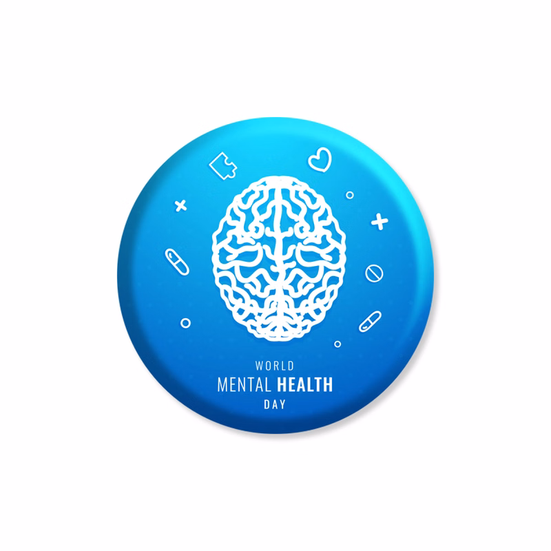Metal Buttons circle (1.5") Four colour process