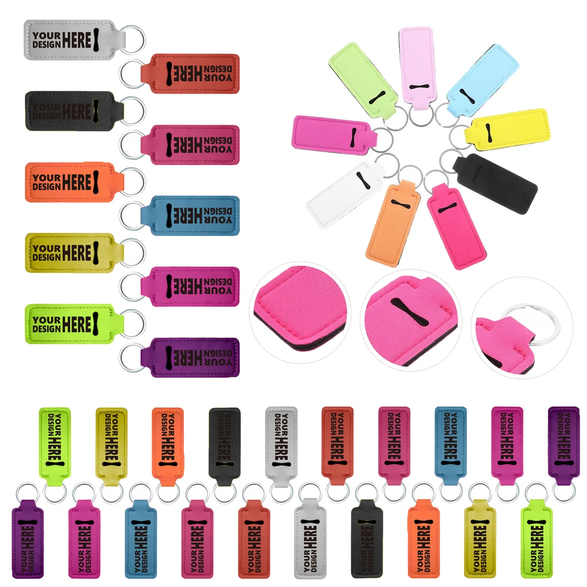 MOQ100 Lipstick Case Keychain 1
