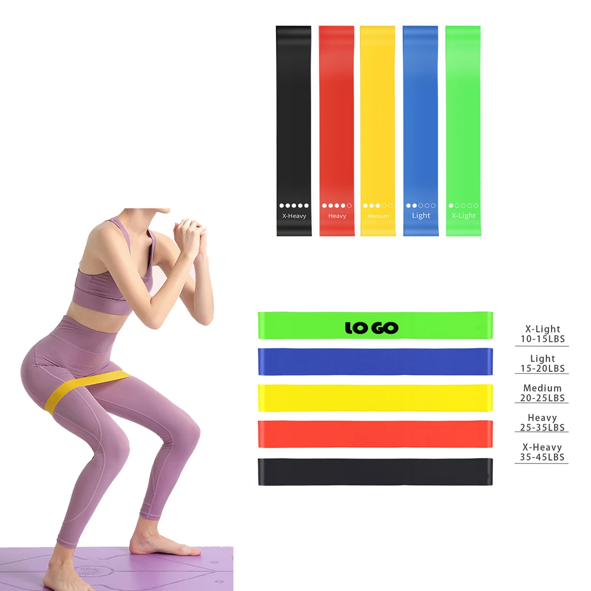 Rally Loop TPE Sports Fitness Resistance Belt 1