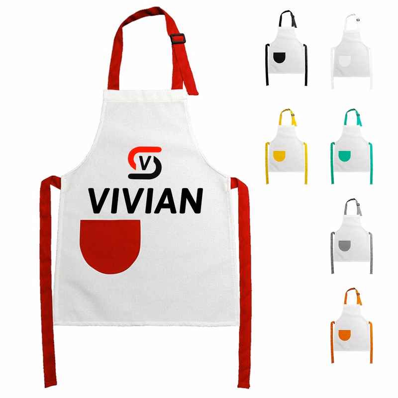 Adjustable Sublimation Apron w/ Pockets