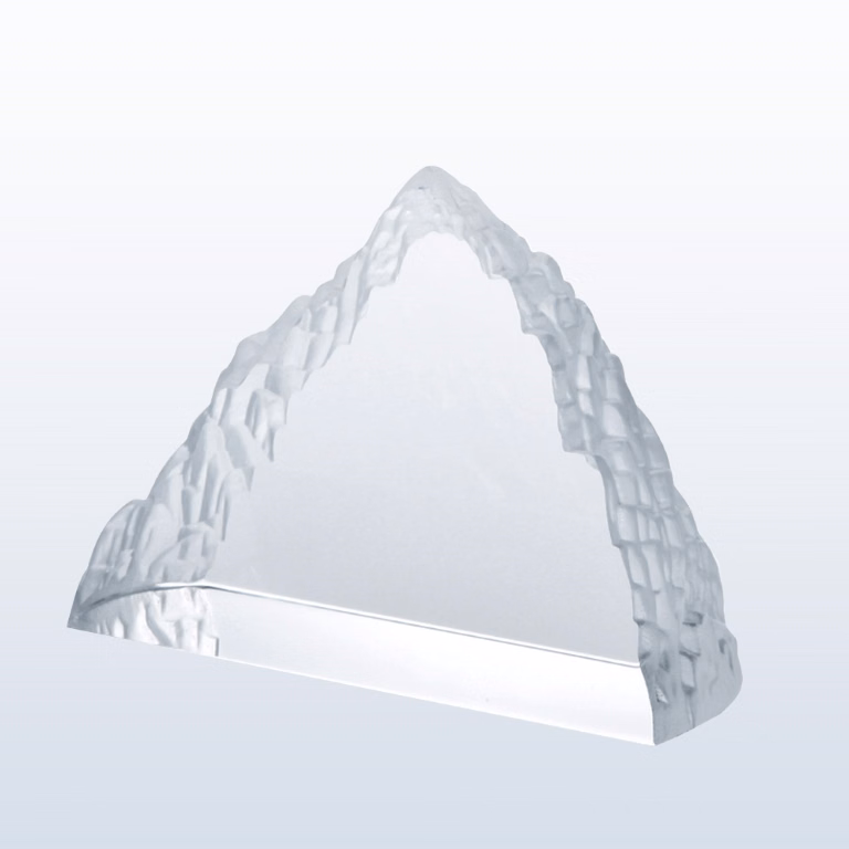Peak Iceberg (Frosted Edge) Optic Crystal Award