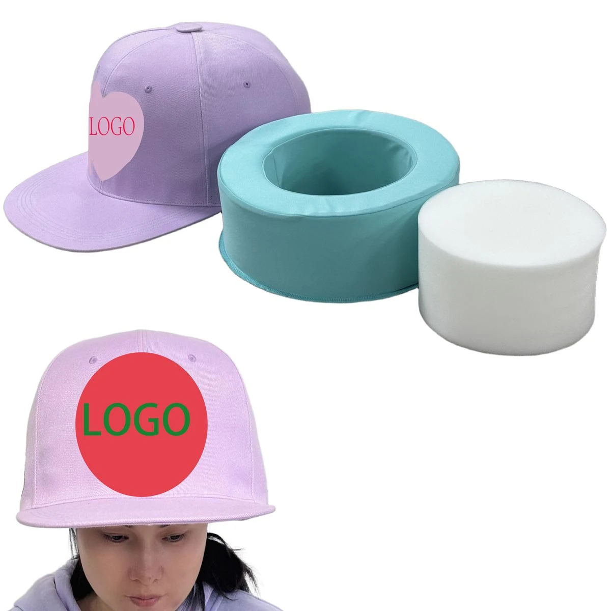 35.5" Super Big Foam Pad Inner Baseball Cotton Caps Hats 1