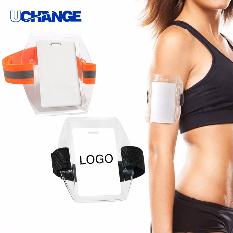 Horizontal arm waterproof card holder for Events and Outdoor Use