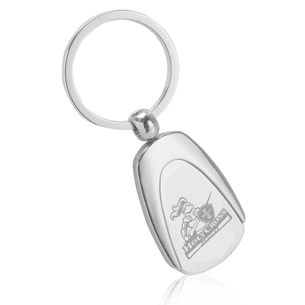 Silver Chrome Metal Keychains 1