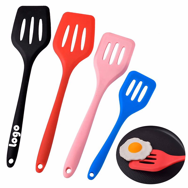 Silicone Slotted Frying Spatulas