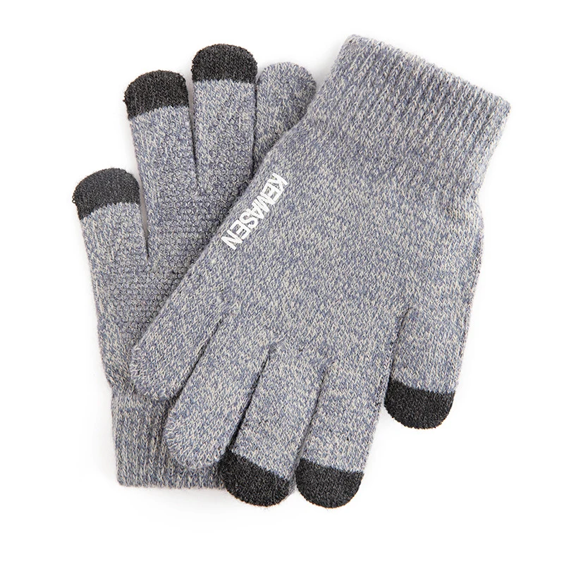 Warm Winter Touch Screen Woolen Gloves 1