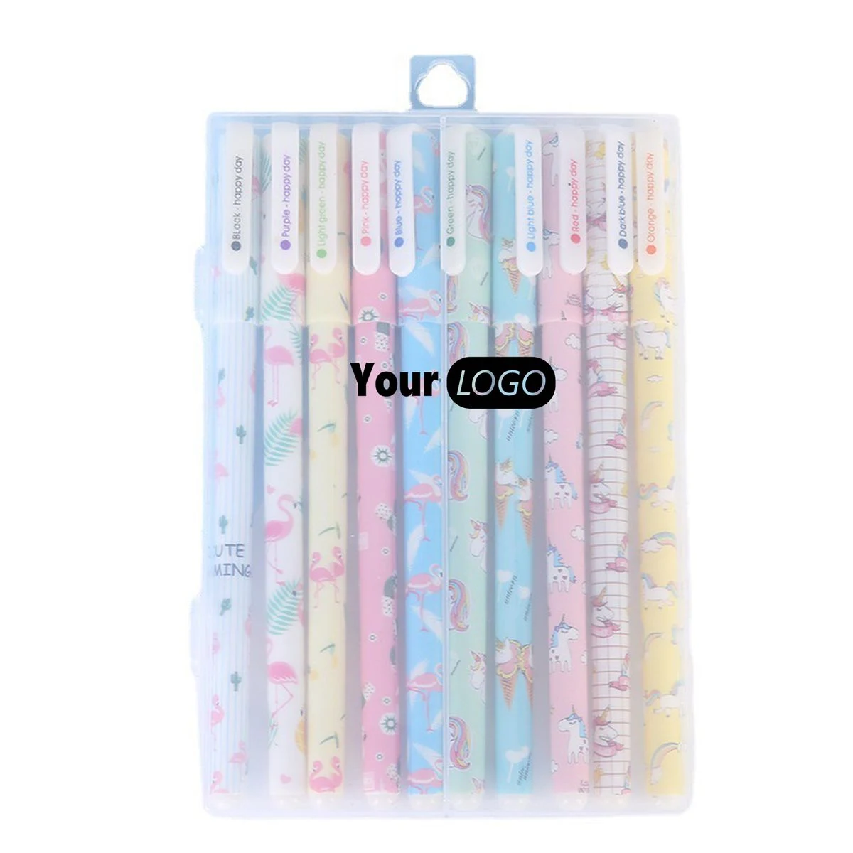 Creative cute little fresh gel pens 10 sets 1