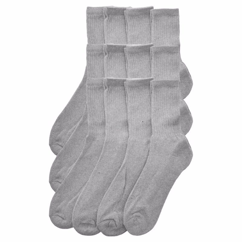Men's Sport Crew Socks - Gray
