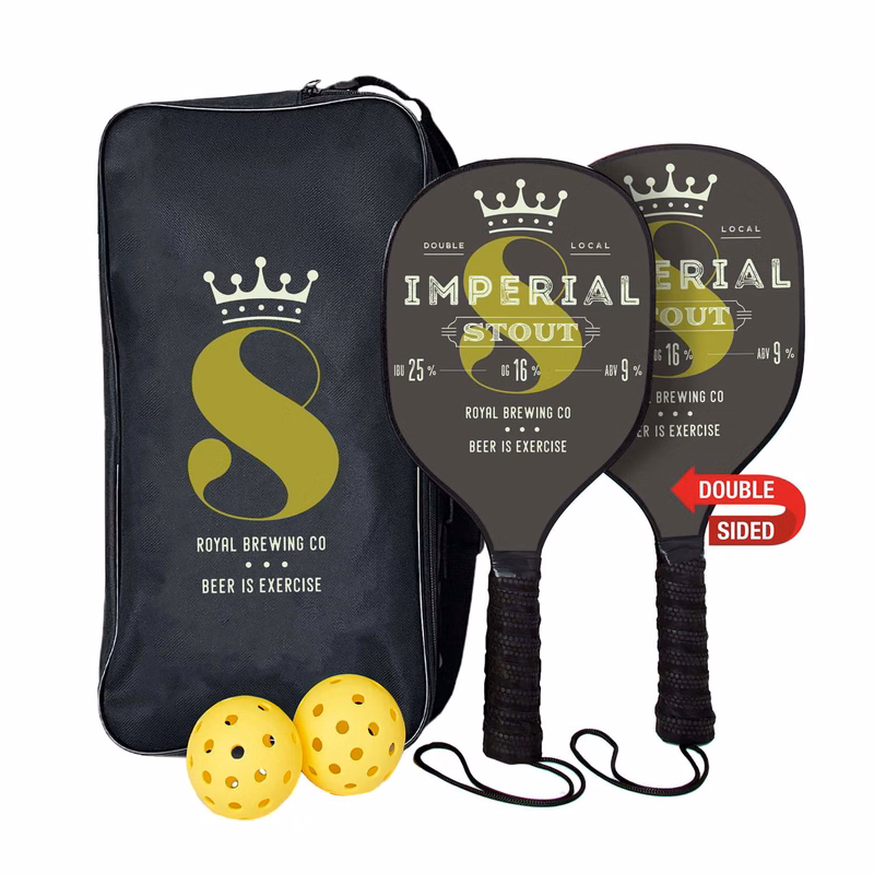 Pickleball Set Plus, Double-Sided Paddles