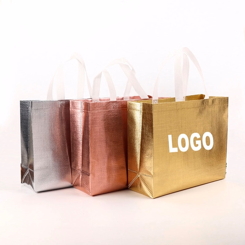 Custom Laser aluminized shopping Bags