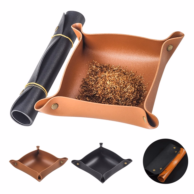 PU Leather Tobacco Tray