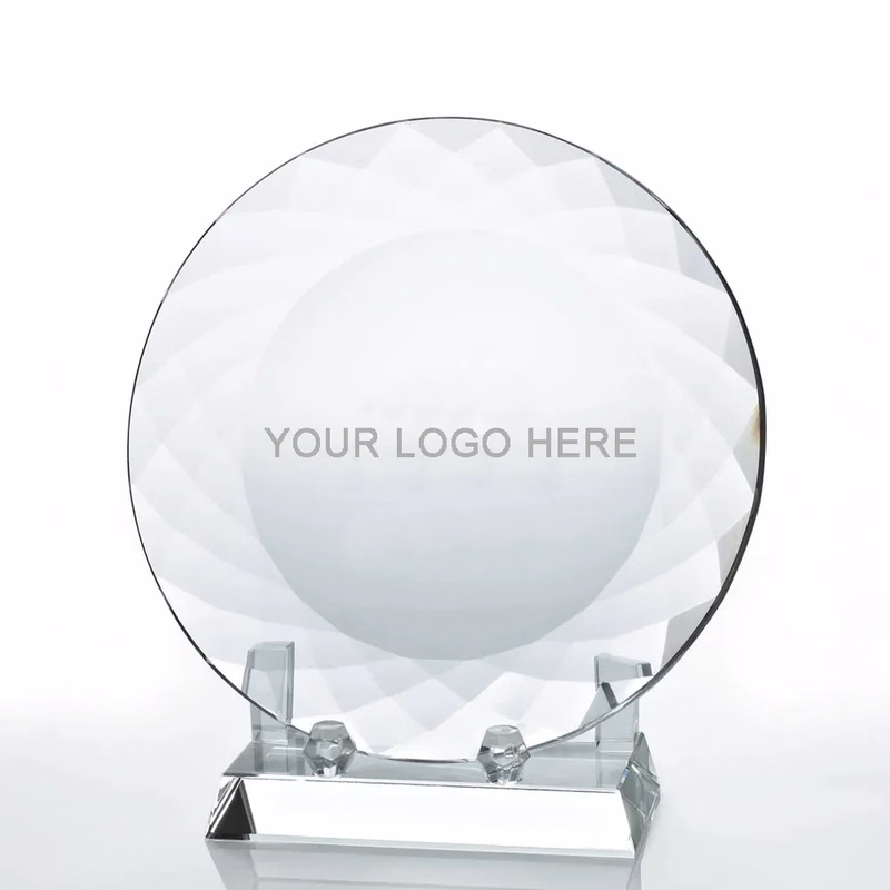 Optical Crystal Display Plate & Stand