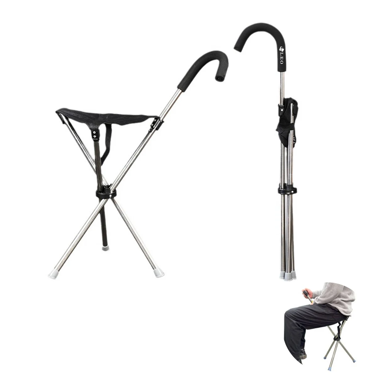 Foldable Cane Chair 1