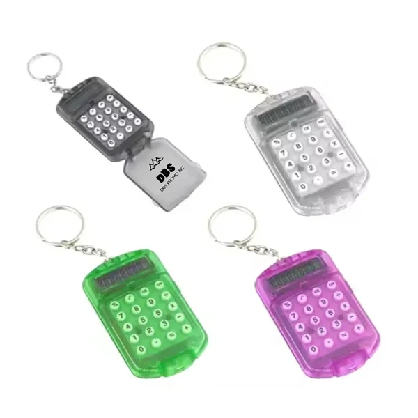 Handy Mini Calculator with Key Ring 1