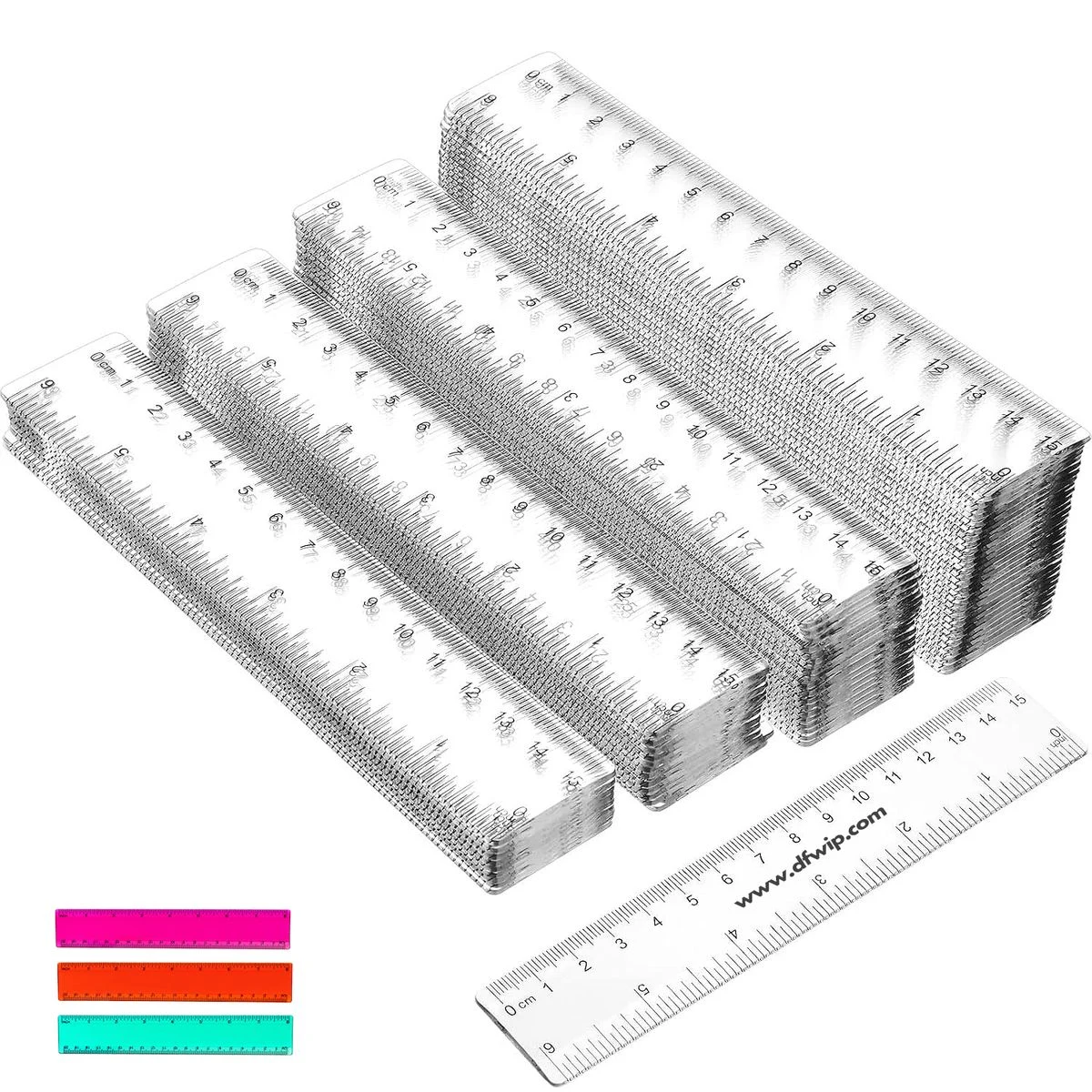 6 Inch Plastic School Ruler 1