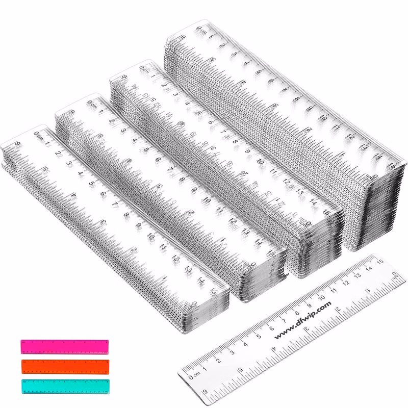 6 Inch Plastic School Ruler