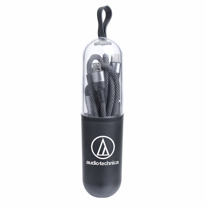 60W 3-in-1 Charging Cable w/ Tube