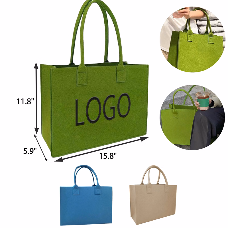 MOQ 50 PCS Gift Felt Tote Bag