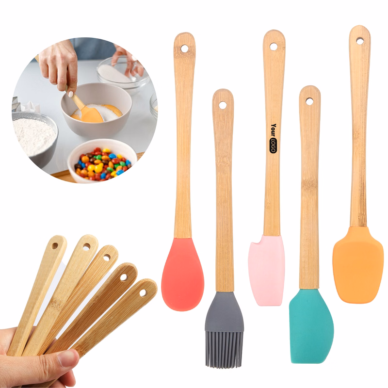 Silicone Mini Color Baking Spatula Scraper
