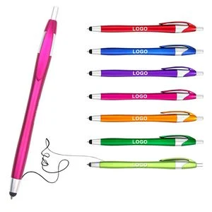 Colorful Slim Pen With Stylus 1